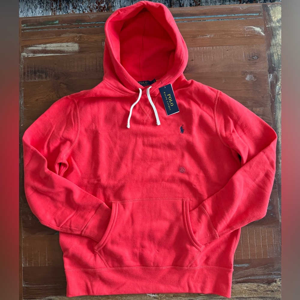 POLO Ralph Lauren “Racing Red” Pullover Hoodie! NWTS!  L